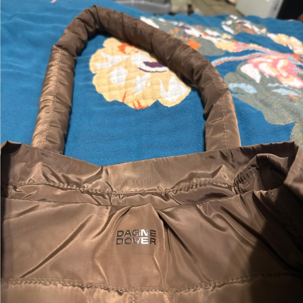 Dagne Dover Chocolate Quilted Tote
